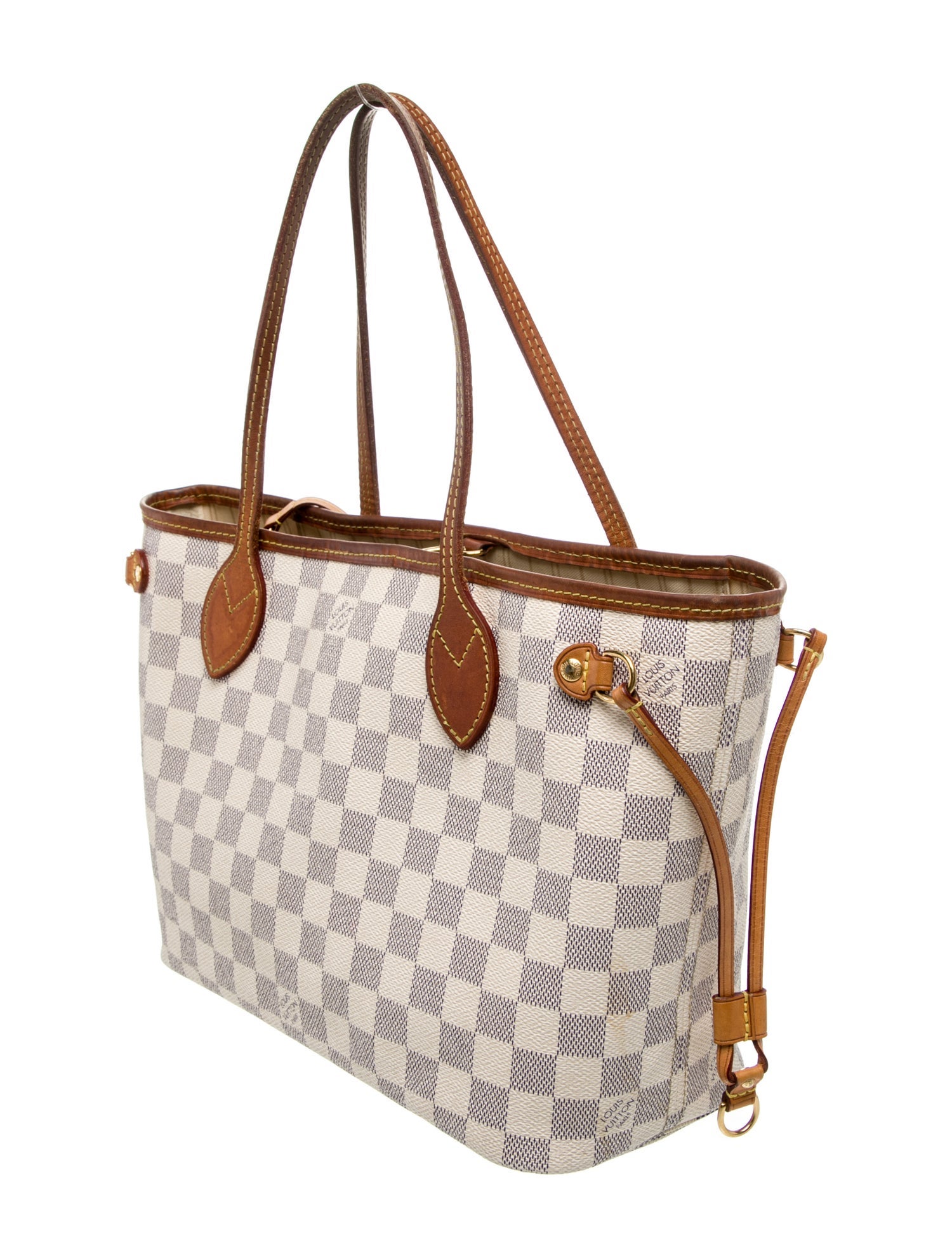 Louis Vuitton Damier Azur Neverfull w/Pouch PM